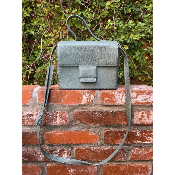 Perfect Steven Alan Teal Leather Box Bag - Picture 2 of 8